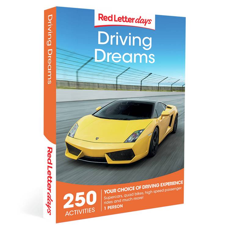 Red Letter Days Driving Dreams For One Gift Experience 0