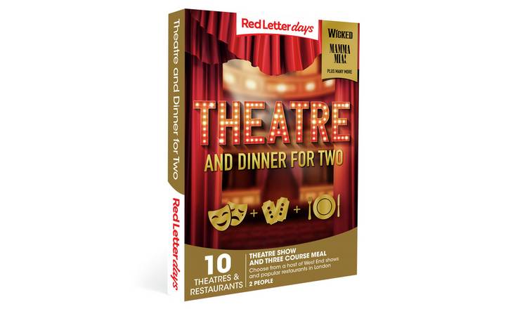 Red Letter Days Theatre & Dinner For Two Gift Experience