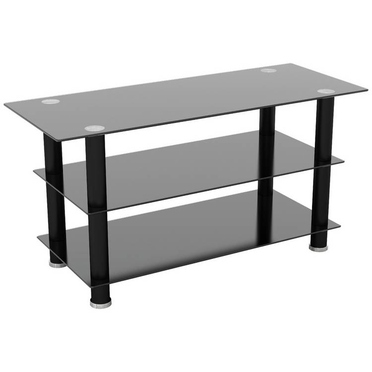 AVF Glass up to 50 Inch TV Stand - Black 0