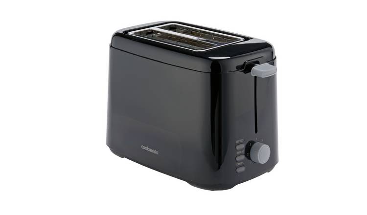 Cookworks 2 Slice Toaster - Black