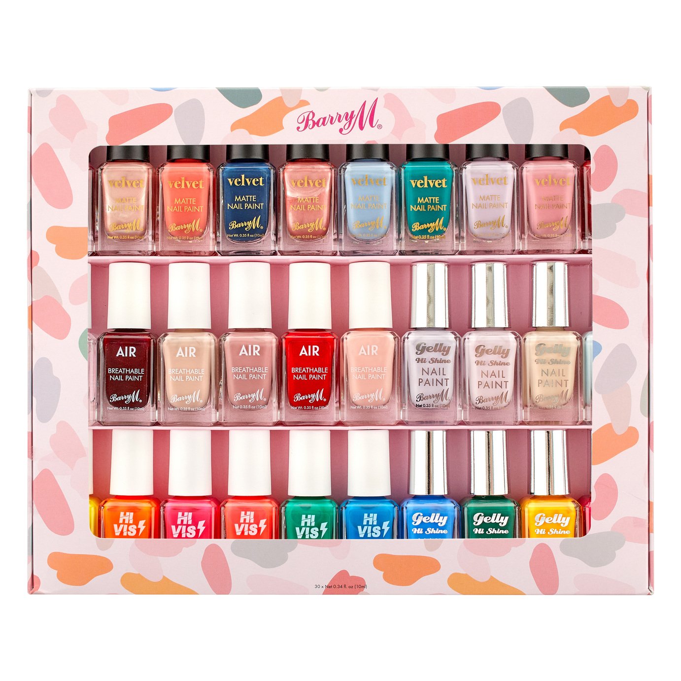 Barry M Cosmetics 10ml Nail Paint Gift Set x30 Review