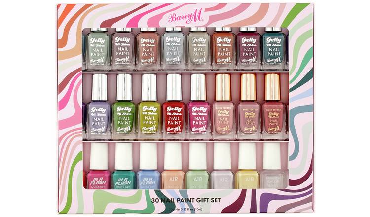 Barry M Cosmetics 10ml Nail Paint Gift Set x30