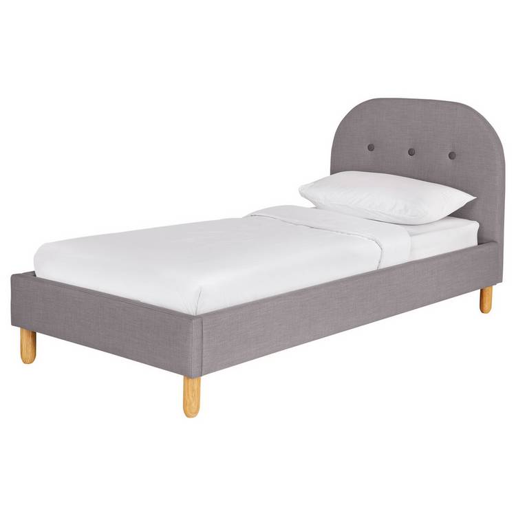 Habitat Elin Single Fabric Bed Frame - Grey 0