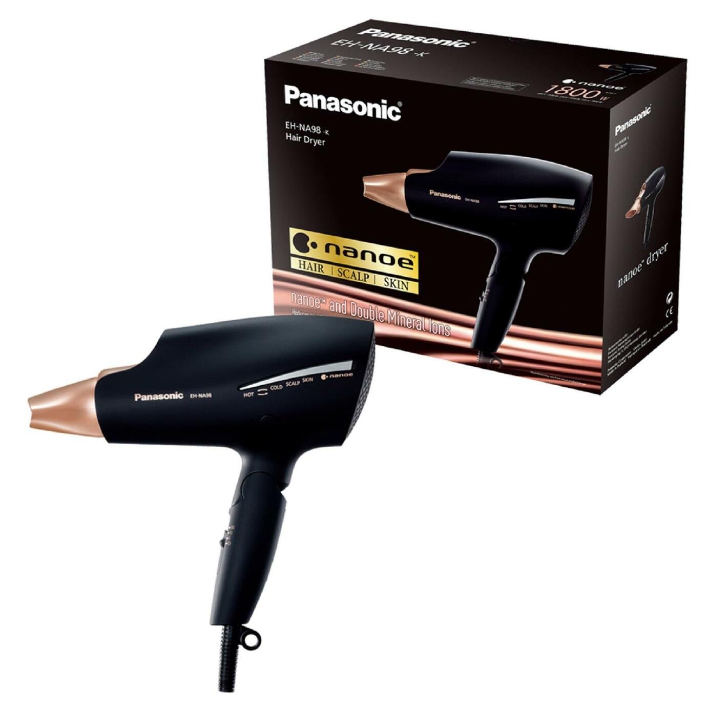 Panasonic EH-NA98 Nanoe Double Mineral Advanced Hair Dryer