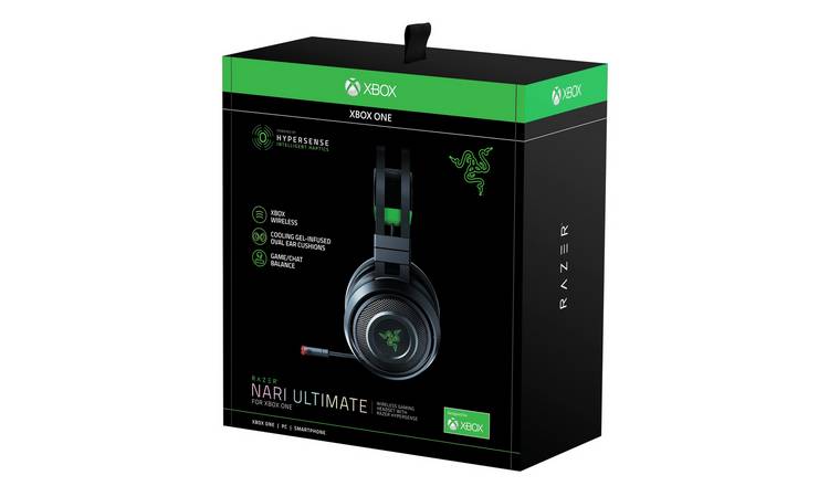 Buy Razer Nari Ultimate Wireless Xbox One Headset Black Gaming Headsets Argos