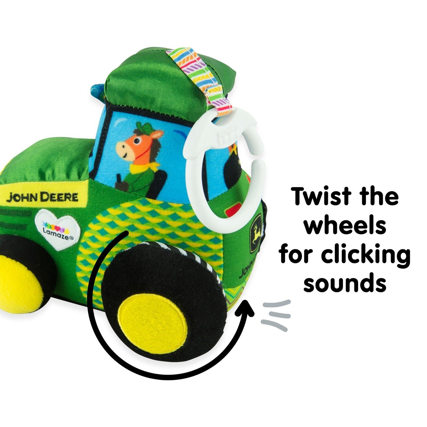 Lamaze John Deere Tractor Clip & Go Toy Review