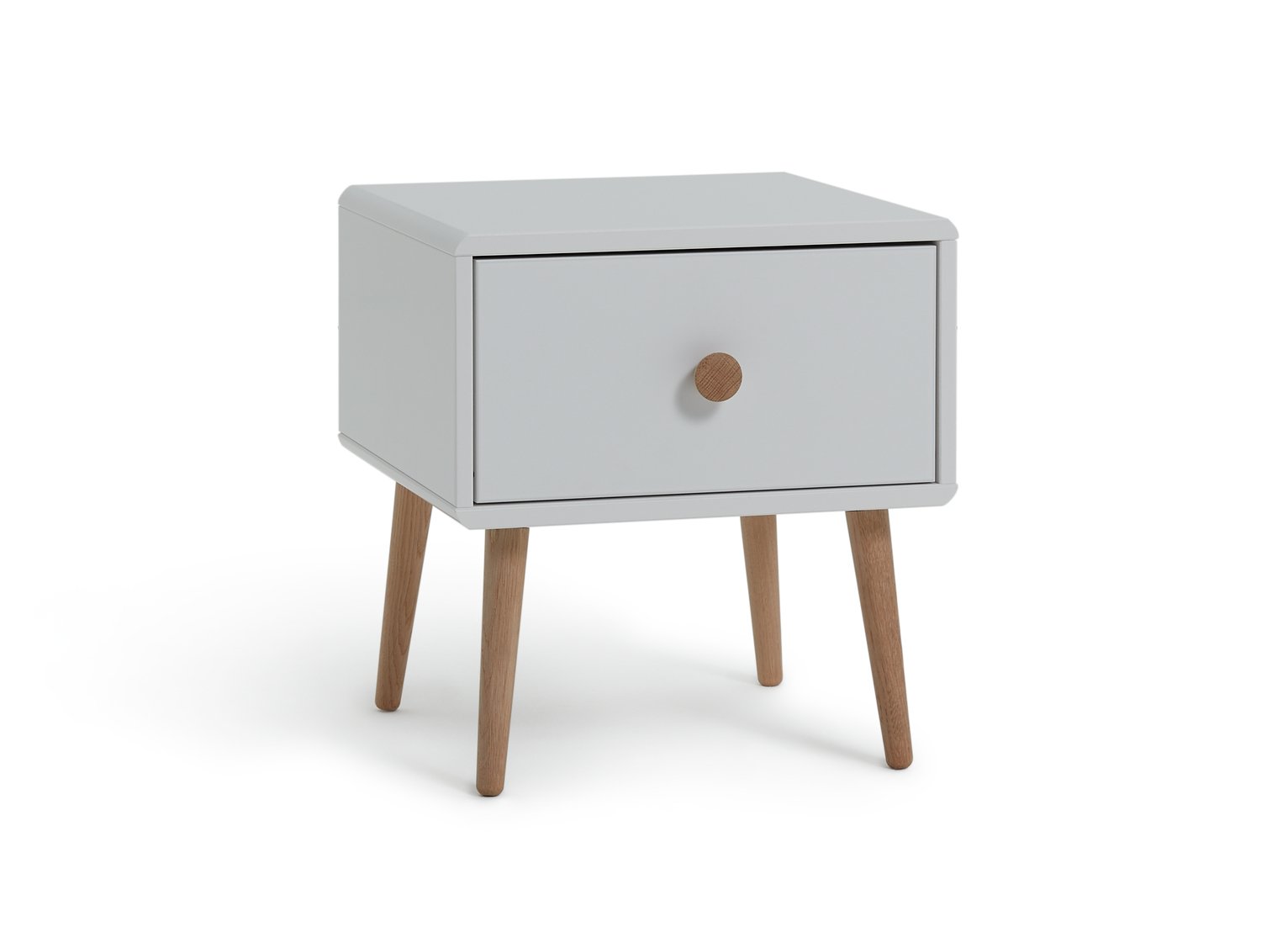 Argos Home Bodie 1 Drawer Bedside Table - White