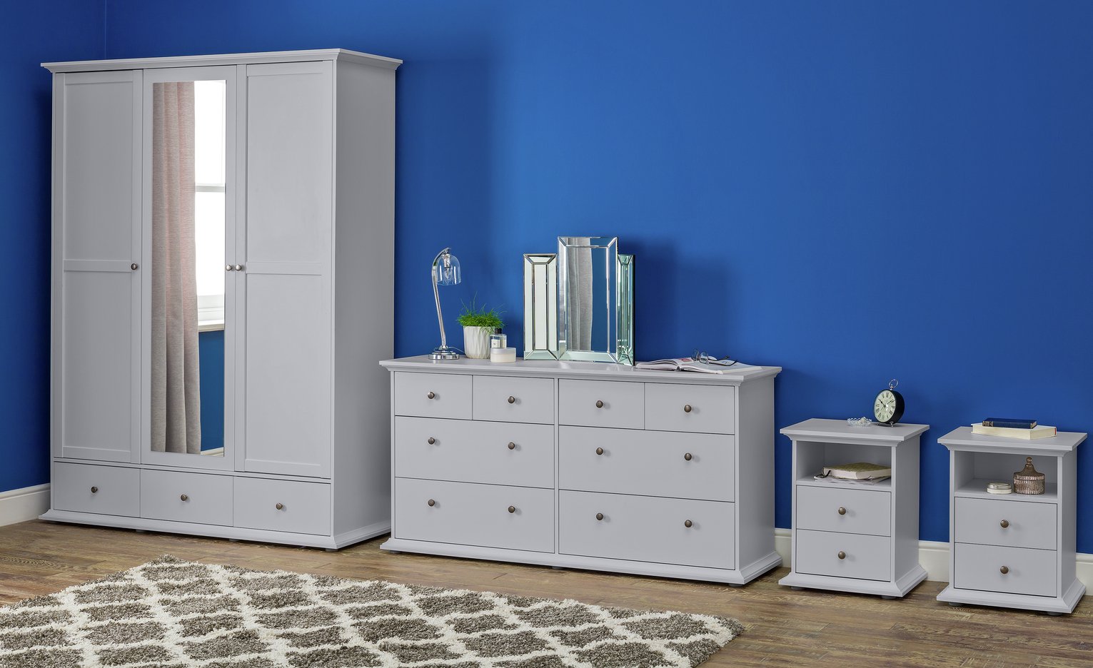 Argos Home Heathland 4Pc 3 Door 3 Drawer Wardrobe Set Review