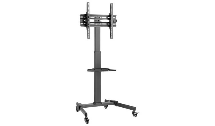Proper AV Up to 32 to 55 Inch TV Trolley Stand - Black