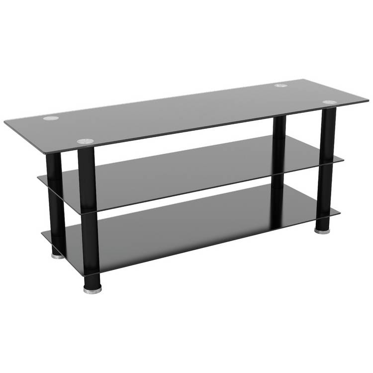 AVF Glass Up to 65 Inch TV Stand - Black 0