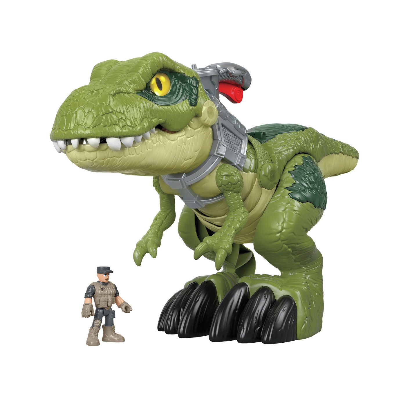 imaginext jurassic world jurassic rex dinosaur play set