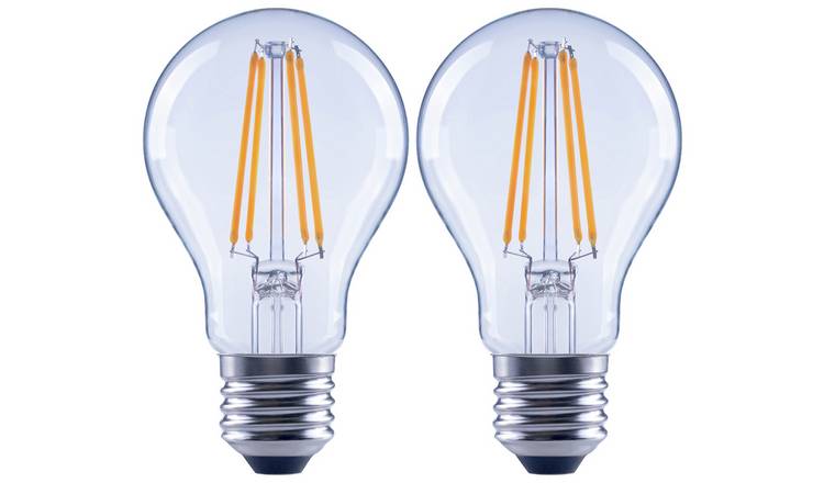 Argos Home 7W LED ES Dimmable Light Bulb - 2 Pack