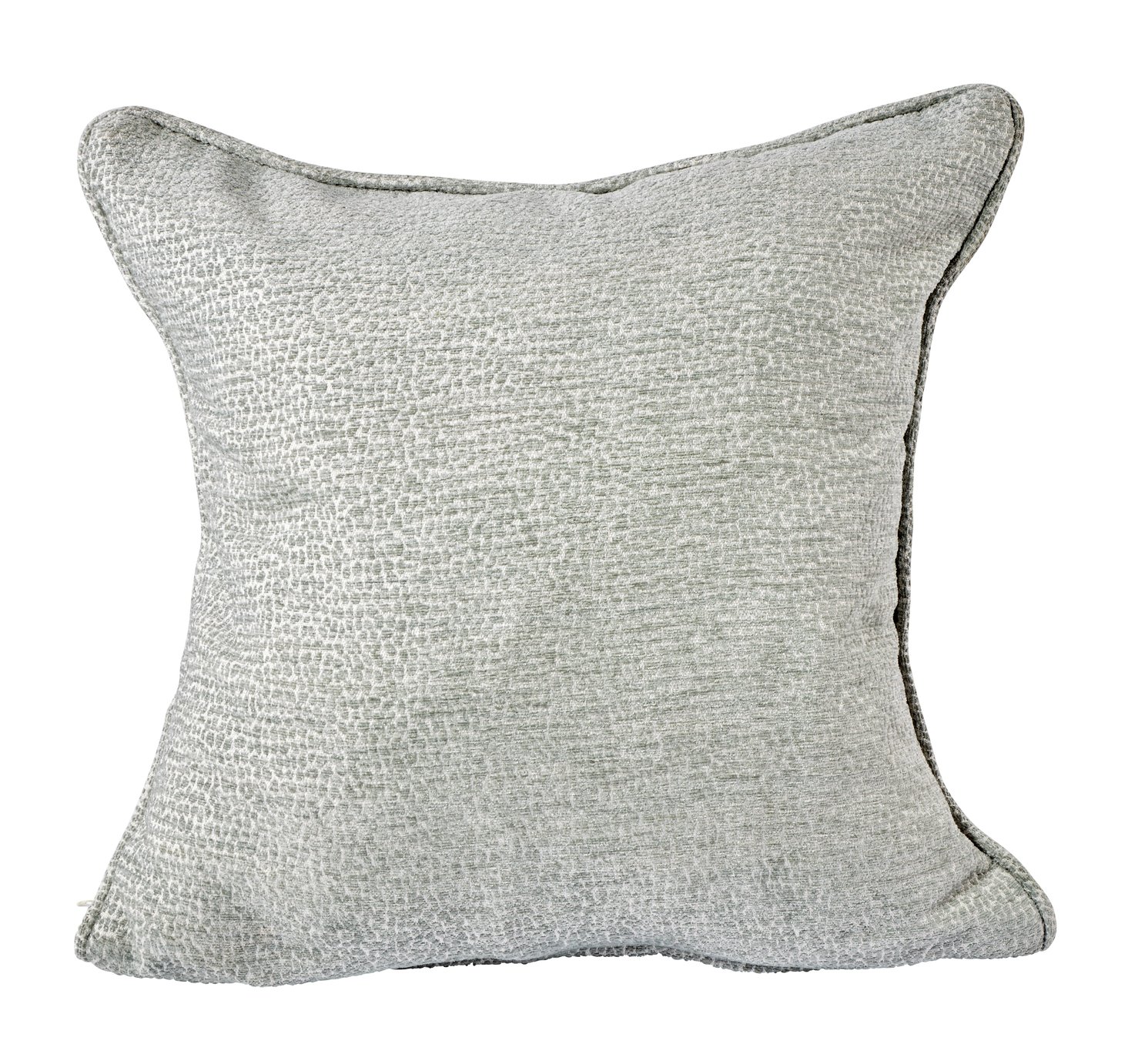 Argos Home Spot Chenille Cushion - Duck Egg