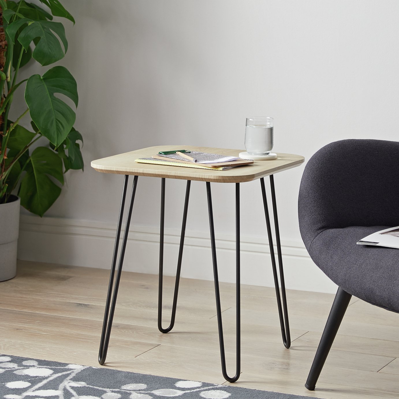 Argos Home Klark Hairpin End Table Review