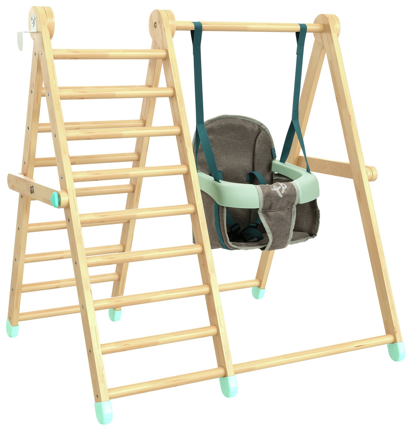 TP Active-Tots Wooden Climb and Swing Frame