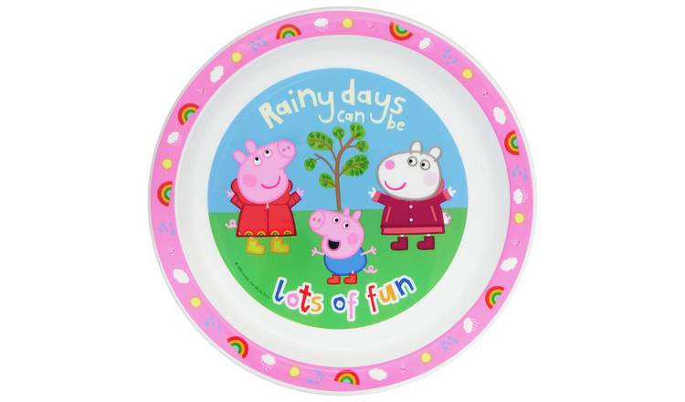 Peppa pig 2025 plate set