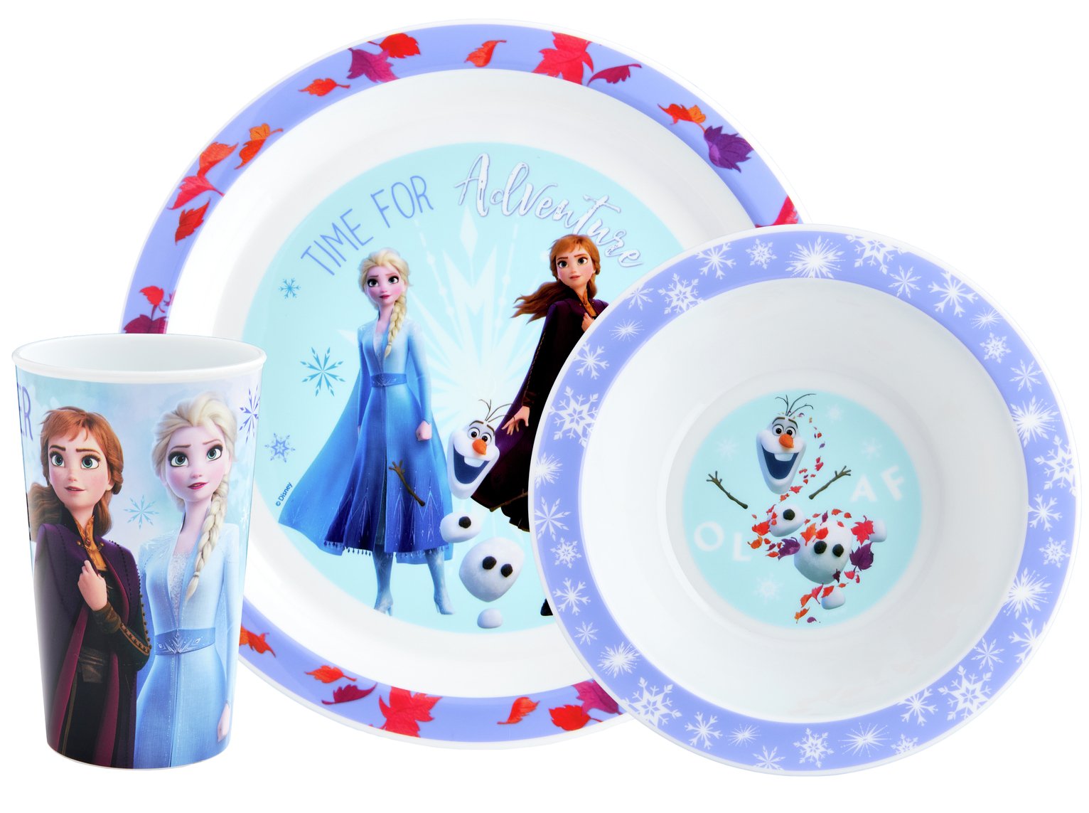 Disney Frozen Polypropylene Dinner Set - Purple