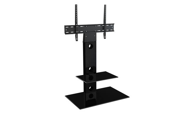 AVF Column Mount Up to 65 Inch TV Stand - Black