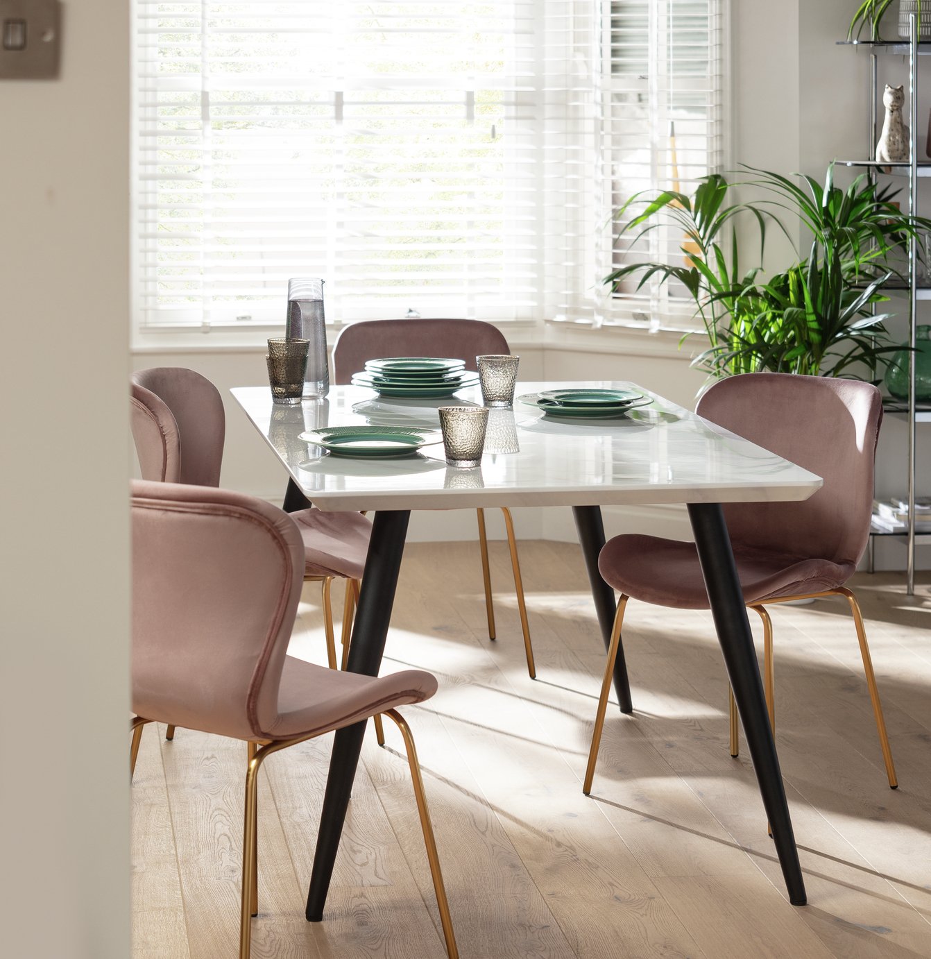 Argos Home Sienna Marble Effect 6 Seater Dining Table Reviews Updated