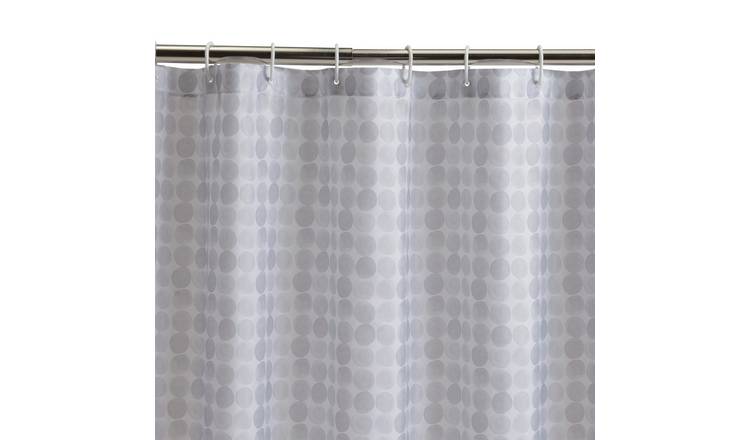 Habitat Spot Shower Curtain - Grey