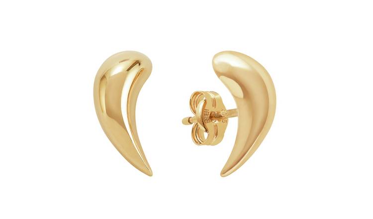 Revere 9ct Gold Spanish Stud Earrings