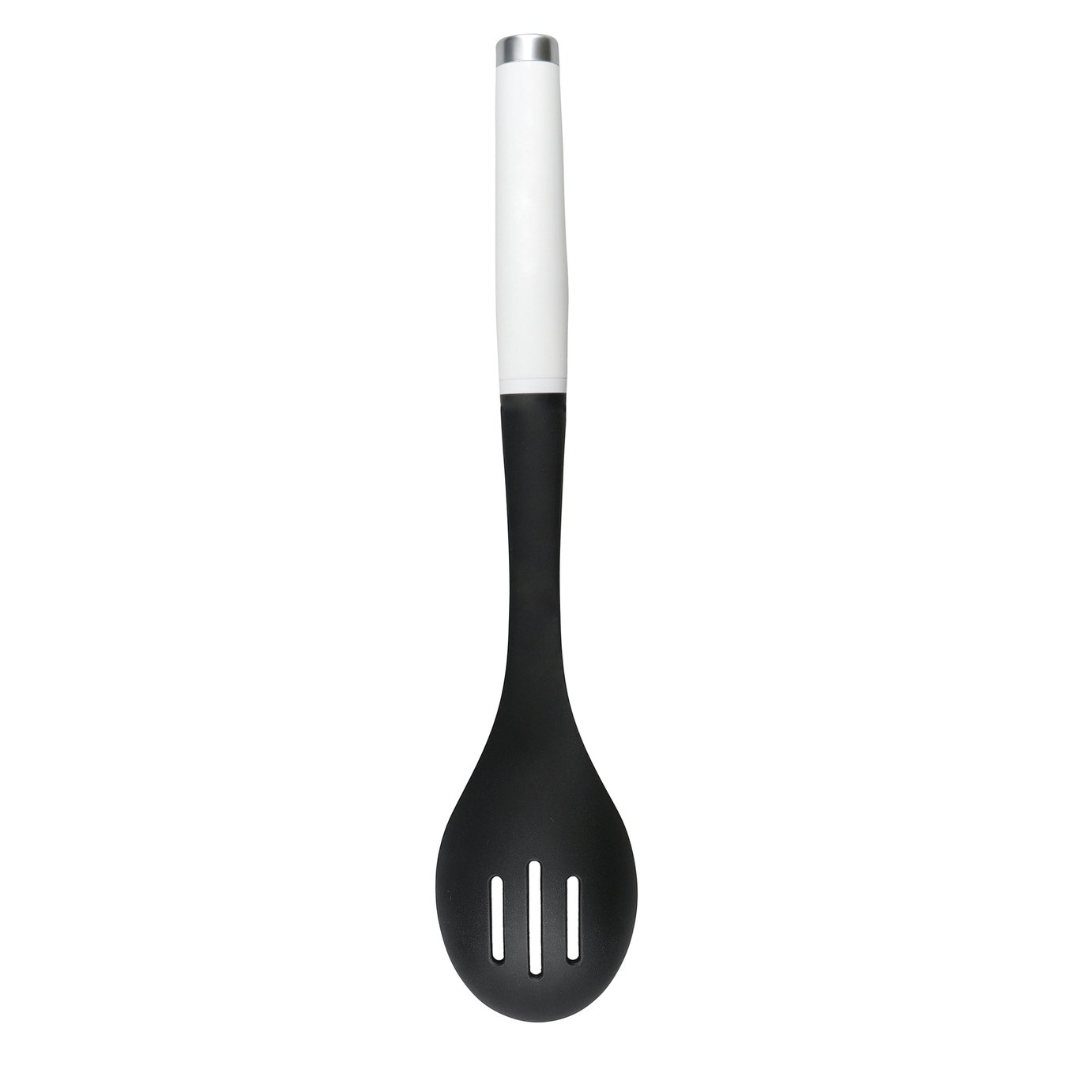 KitchenAid Classic Plastic Slotted Spoon - White