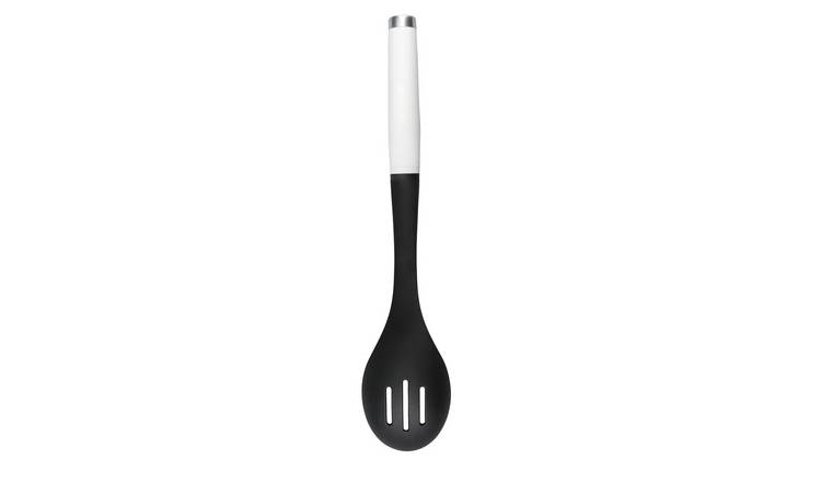 KitchenAid Classic Plastic Slotted Spoon - White