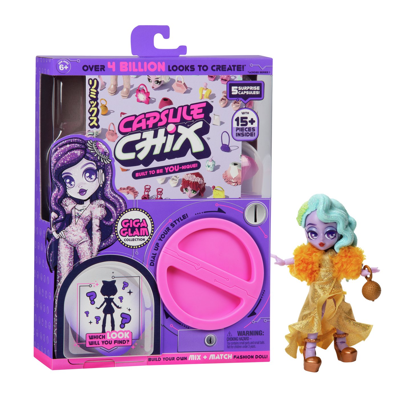Capsule Chix Build Your Own Surprise Doll - Giga Glam