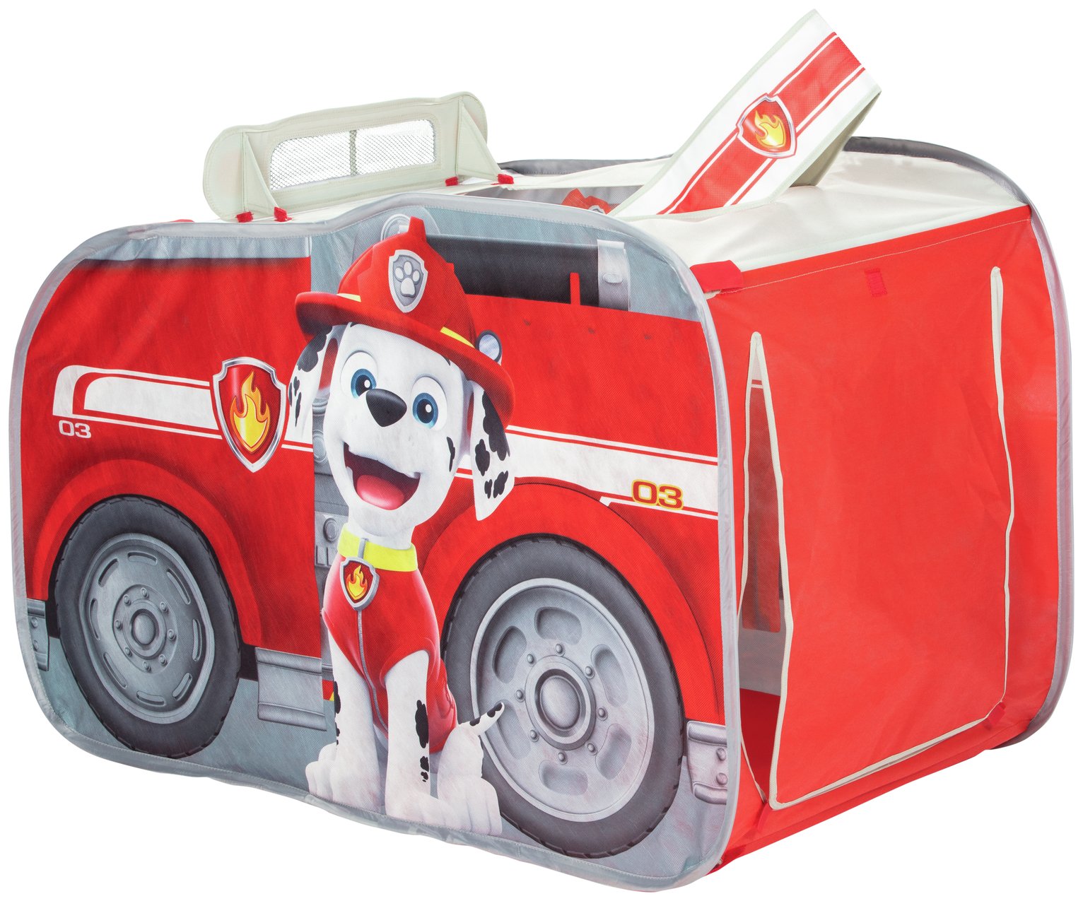 paw patrol marshall fire truck play tent