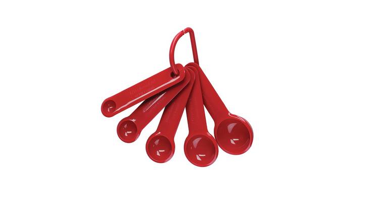 KitchenAid Set of 5 Measuring Spoons - Empire Red