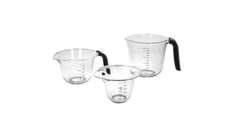 Buy KitchenAid Set of 3 Measuring Jugs Black Kitchen utensils Argos