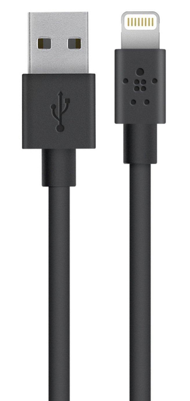 Belkin 0.9m Lightning to USB Charge Sync Cable - Black