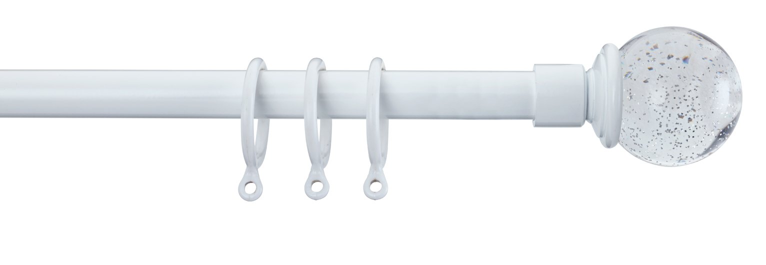 Argos Home Extendable Metal Glitter Curtain Pole Review