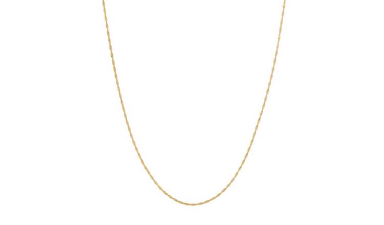 18ct gold on sale chain argos