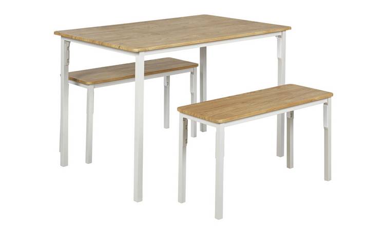 Argos dining table and bench new arrivals