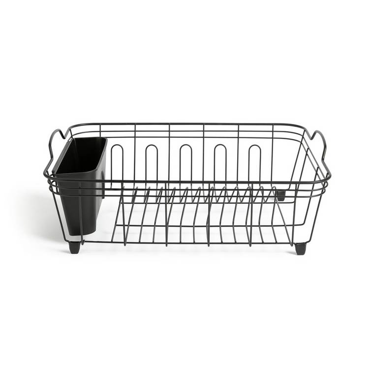 Habitat Large Wire Dish Drainer - Black 0