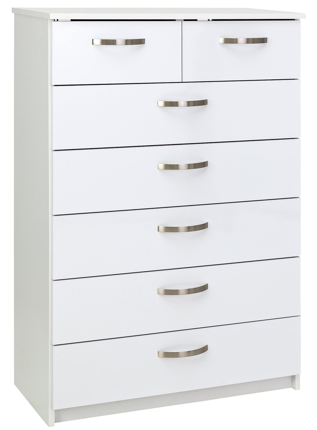 Argos Home Cheval 5+2 Drawer Chest of Drawers - White