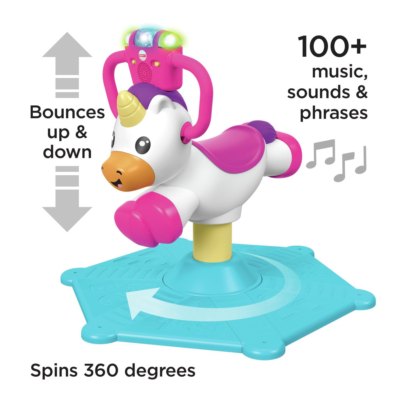 Fisher-Price Bounce and Spin Unicorn Review