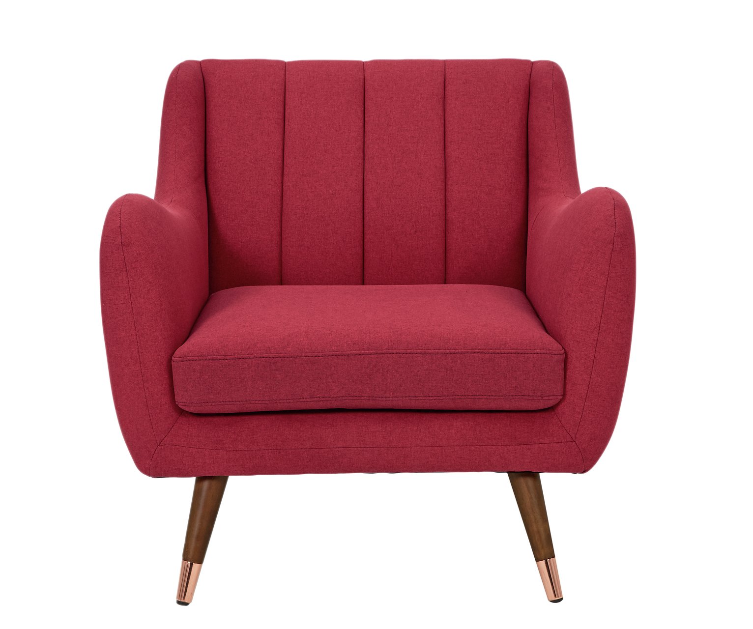 Argos Home Leila Fabric Armchair - Red