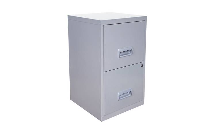 Buy Piere Henry A4 2 Drawer Filing Cabinet Silver Filing Cabinets