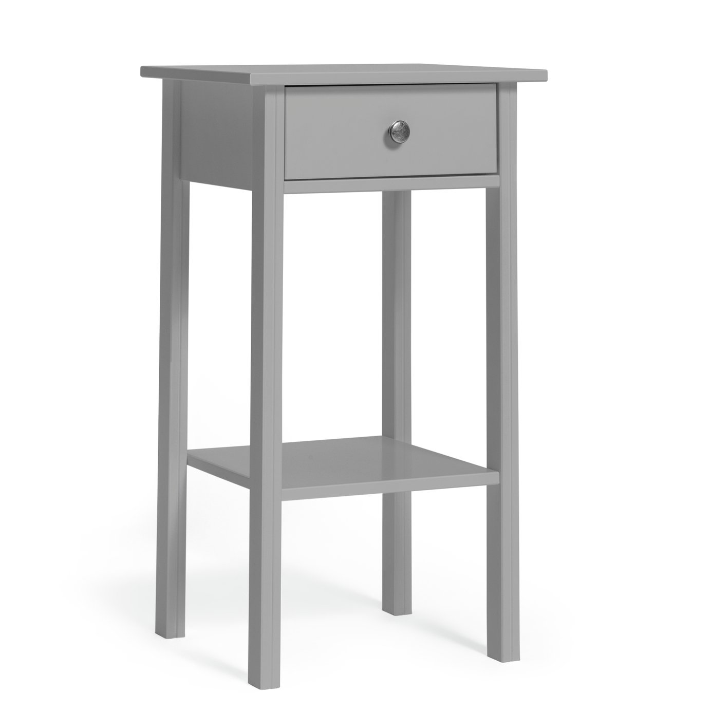 Habitat Minato 1 Drawer Bedside Table - Grey