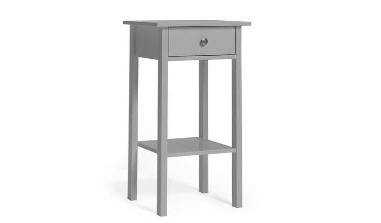 Buy Habitat Minato 1 Drawer Bedside Table Grey Bedside tables Argos