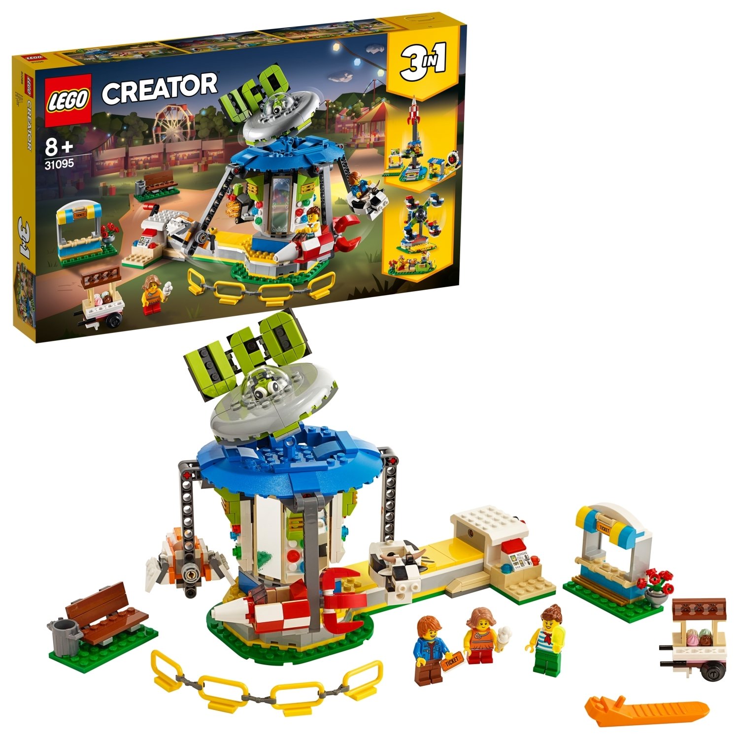 LEGO Creator Fairground Carousel Playset - 31095