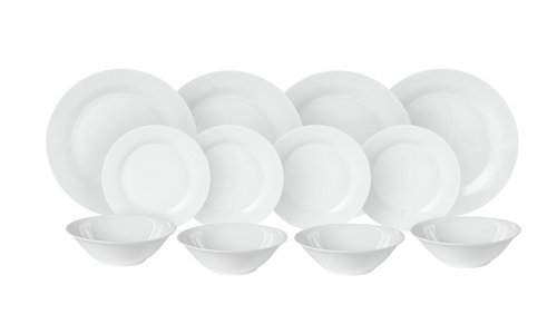 Argos white dinner set best sale