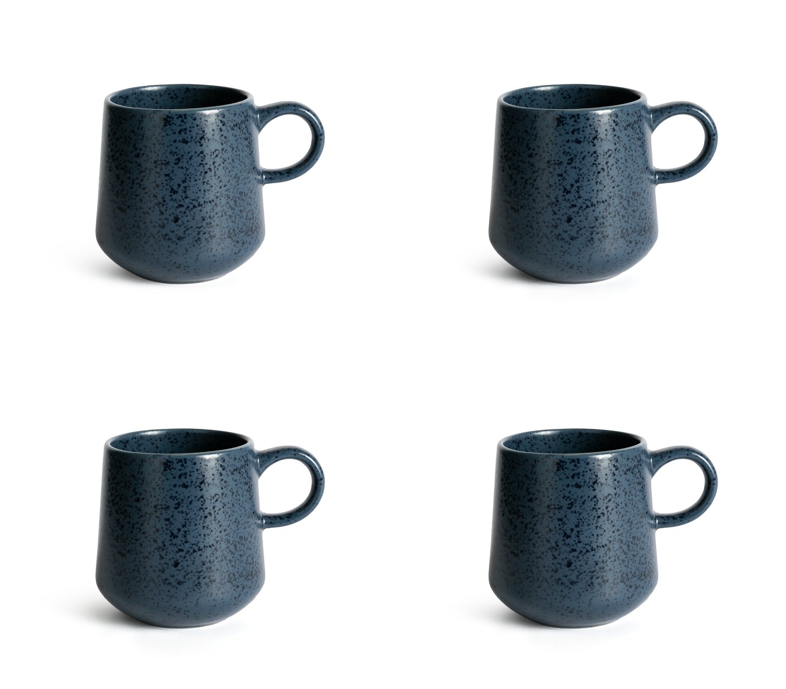 Habitat Addison Set of 4 Mugs - Blue