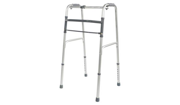 Aluminium Lightweight Foldable Adjustable Height Walking Frame with