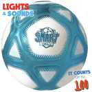 Smart ball kick up counting football with deals lights and sounds