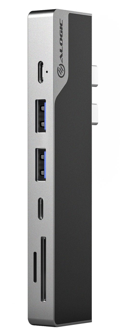 ALOGIC 6 Port USB-C MacBook Dock Nano Gen 2 - Space Grey