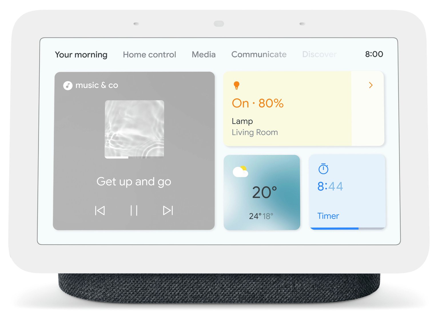 Google Nest Hub 2nd Gen Smart Speaker With Screen - Charcoal