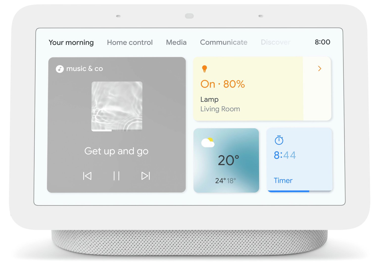 Google Nest Hub 2nd Gen Smart Speaker With Screen - White